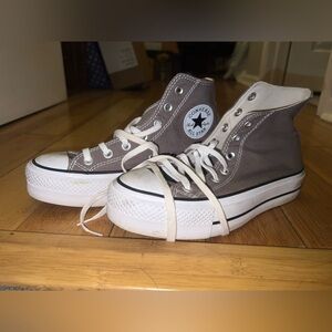 Converse Charcoal High-Top Sneakers